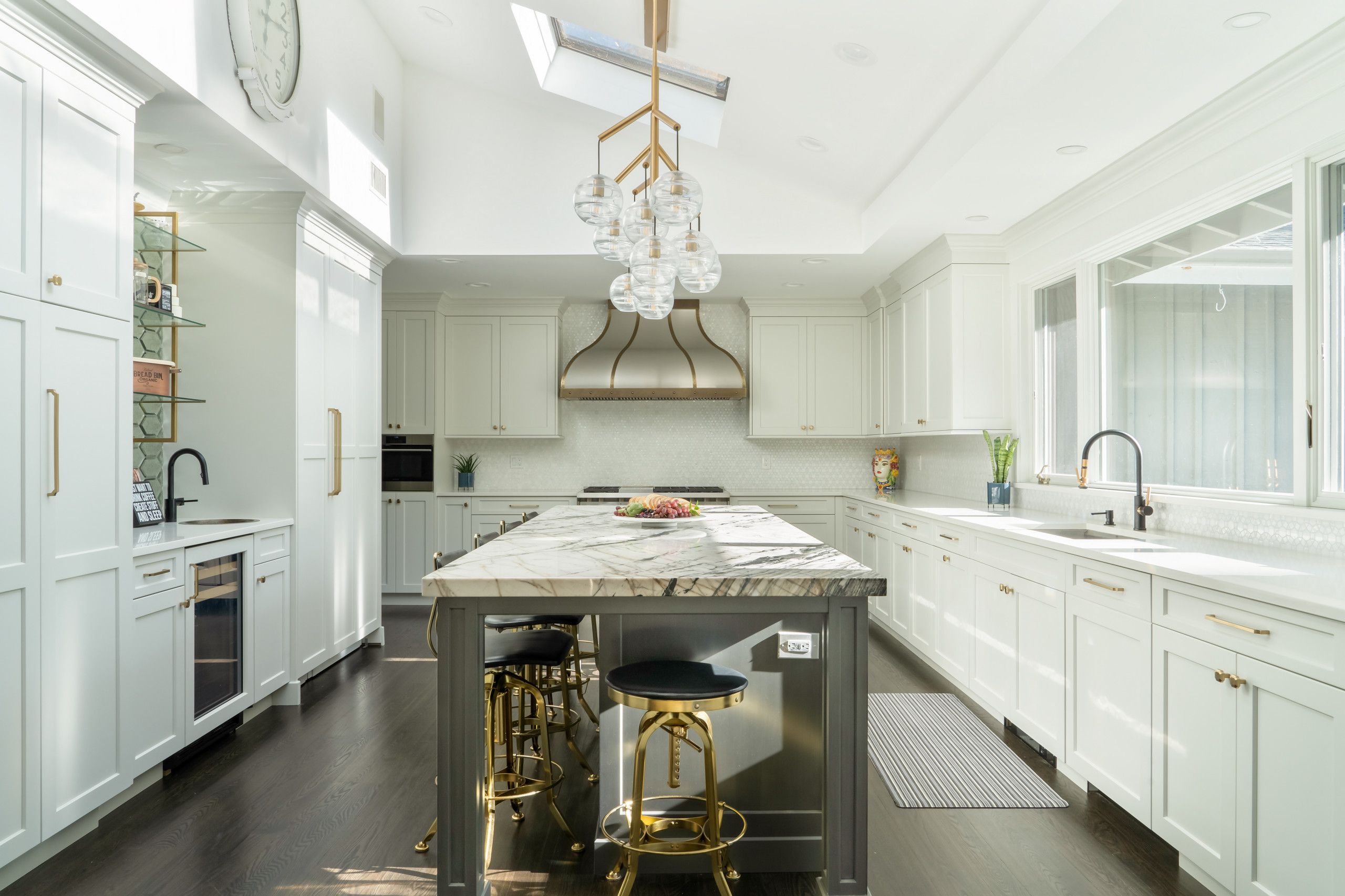 Bright White Kitchen