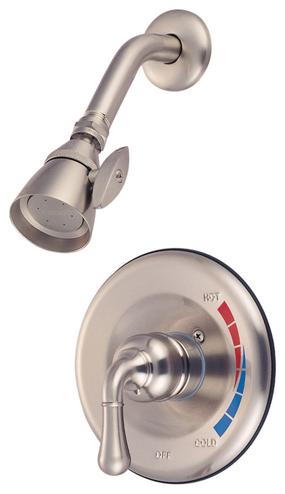 Kingston Brass Shower Faucet, Brushed Nickel