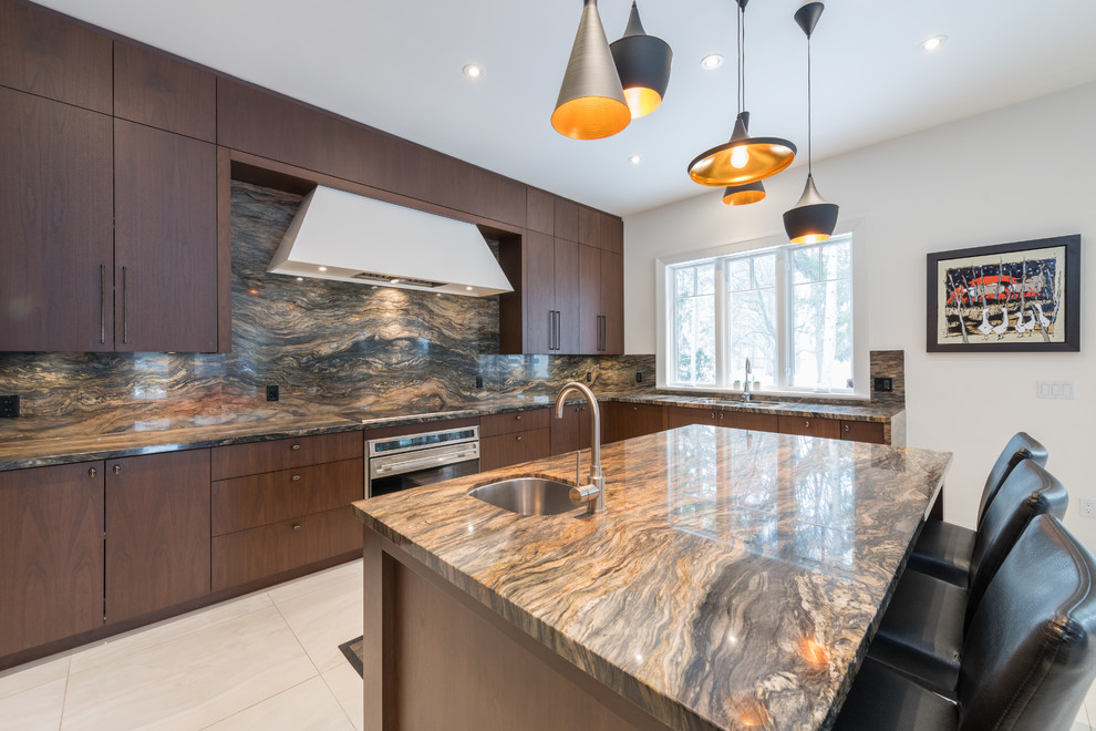 Inspiration for a transitional kitchen remodel in Toronto
