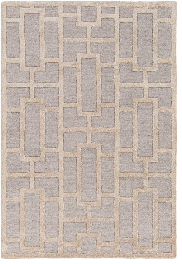 Kantari Ka1207 Light Blue, Beige Area Rug, 2'x3', 2'0" x 3'0
