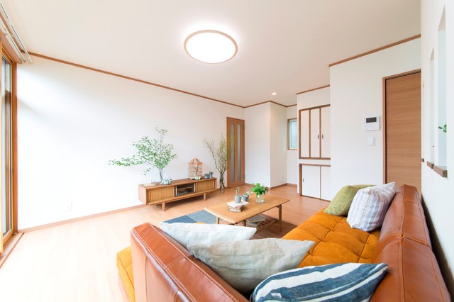 戸建リノベーション#01 mid-century-wohnbereich