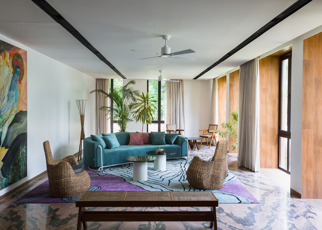 courtyardHAUS contemporary-vardagsrum