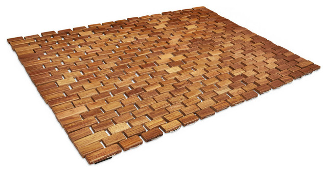 Folding Teak Bath Shower Mat Mold Resistant Contemporary Folding Teak Bath Shower Mat Mold