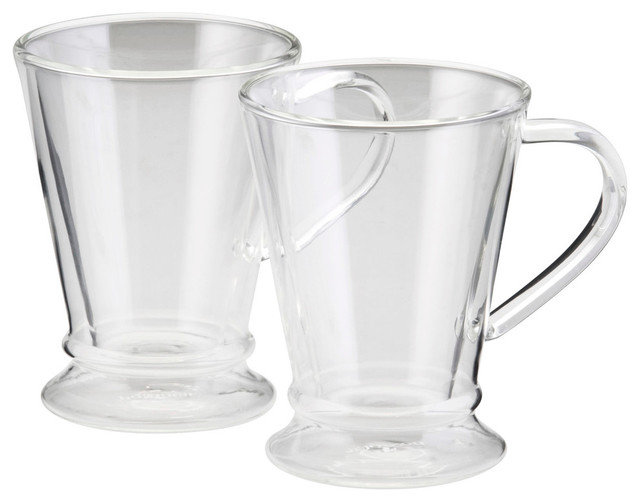 Coffee Insulated Gl Mug Set Contemporary Mugs By Coffee Insulated Gl Mug Set Contemporary Mugs