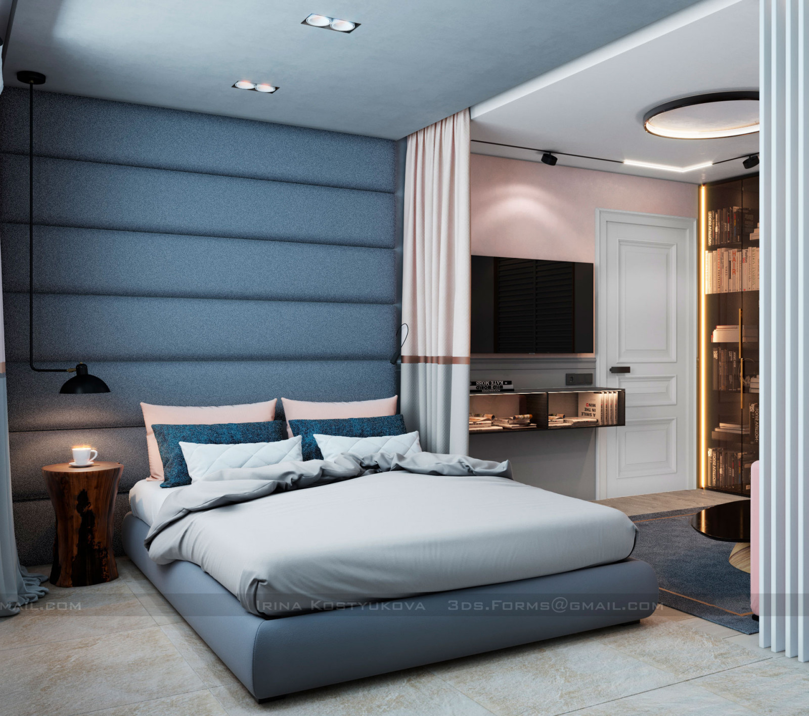 Современный стиль двухкомнатной квартиры в Боровлянах