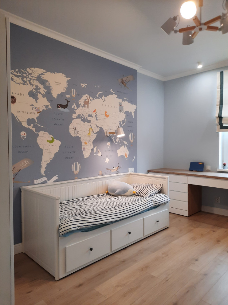 Дизайн-проект квартиры для молодой девушки с сыном в г. Калининграде