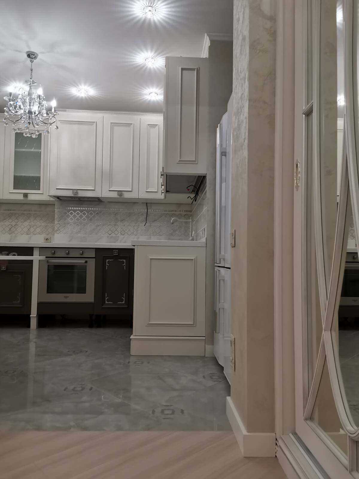 Портфолио квартиры гостиная-кухня