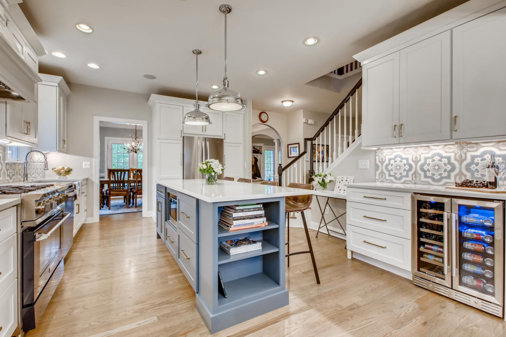 Inspiration for a transitional kitchen remodel in Denver