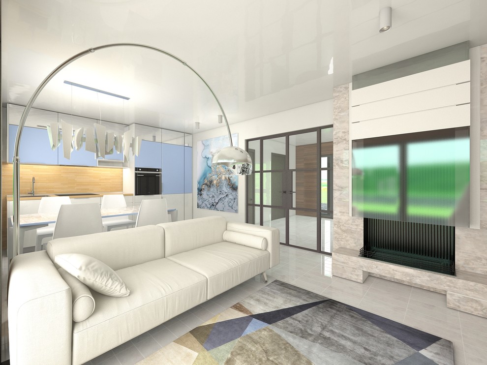 Дом "Куб" в стиле минимализм.