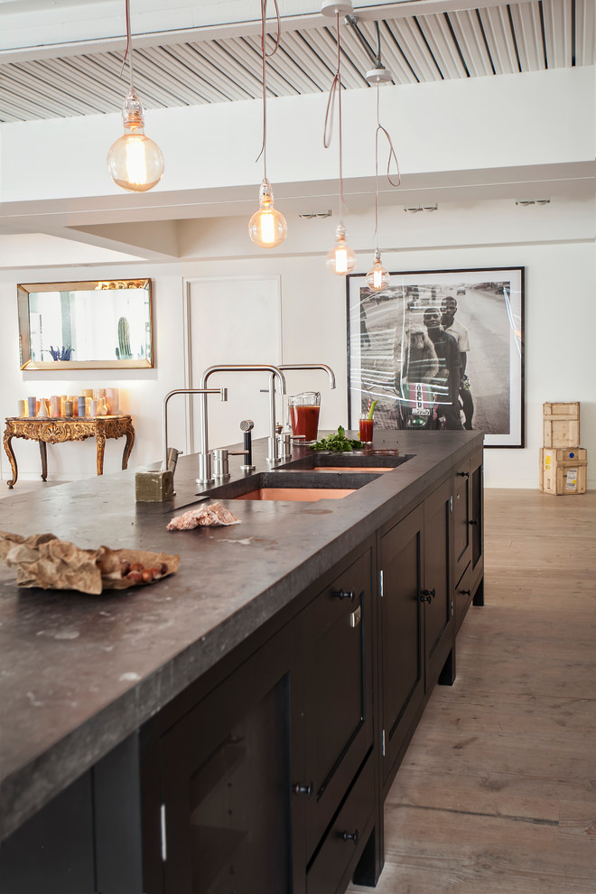 Inspiration for an industrial kitchen in London.
