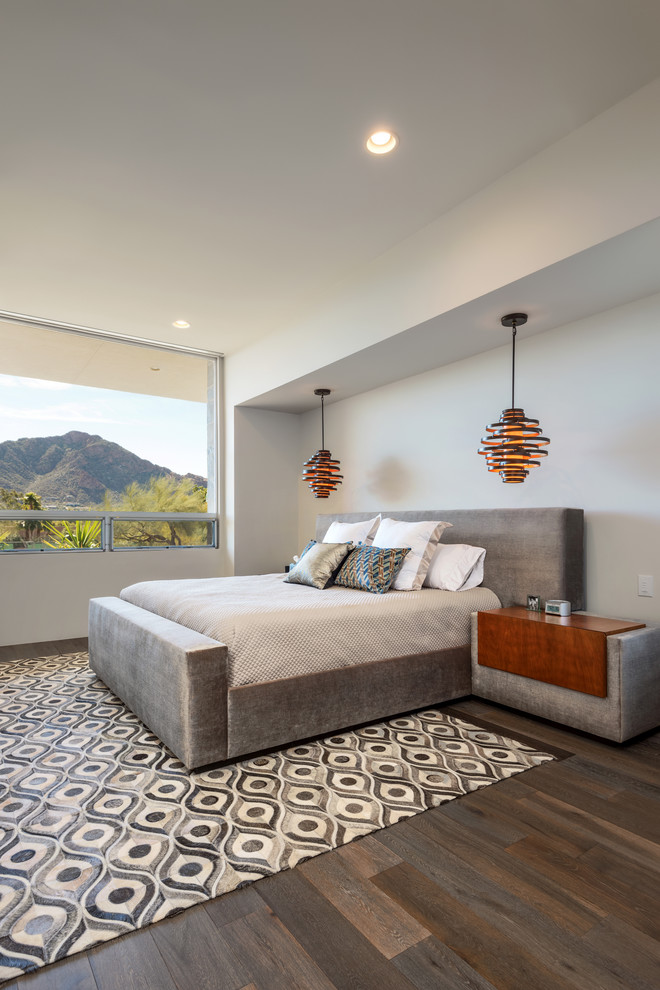 Bedroom - contemporary bedroom idea in Phoenix