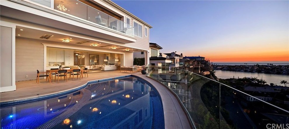 Pool - transitional pool idea in Orange County