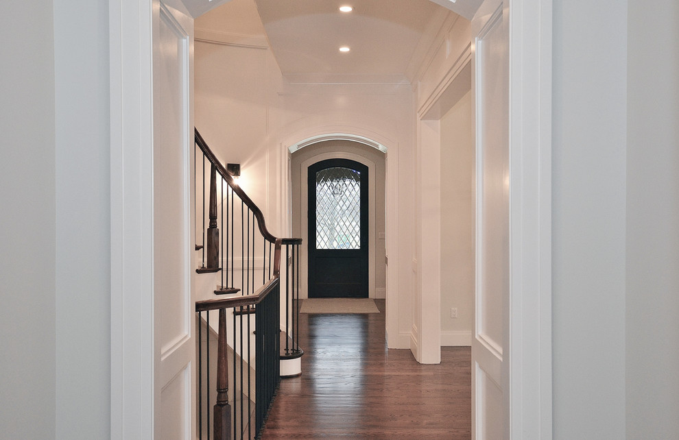 Inspiration for a traditional hallway in Detroit.