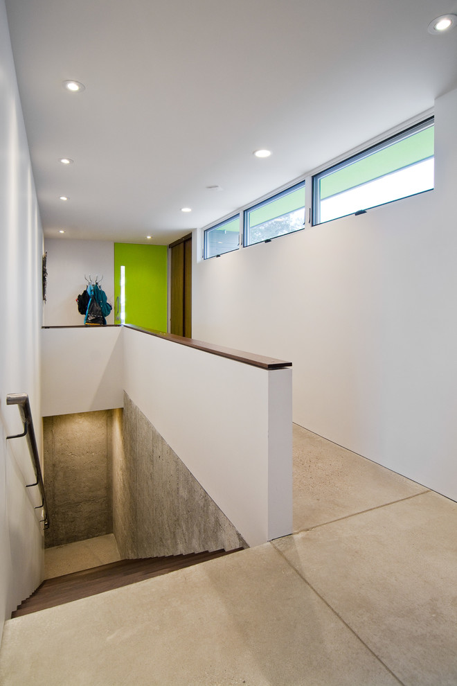 Hallway - contemporary hallway idea in Salt Lake City