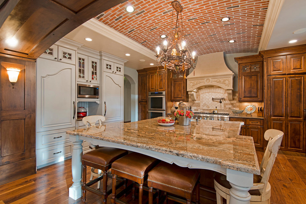 This is an example of a mediterranean kitchen in Salt Lake City.