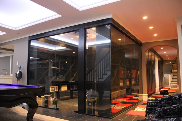 CustomWorks Contracting modern-basement
