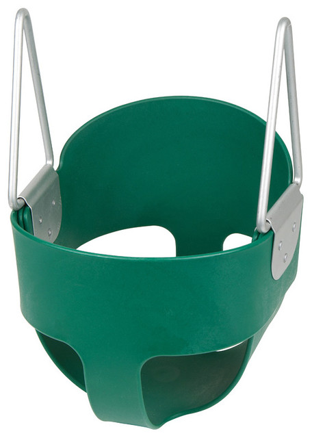 High-Back Full Bucket Swing Seat - Contemporary - Kids Playsets And ...