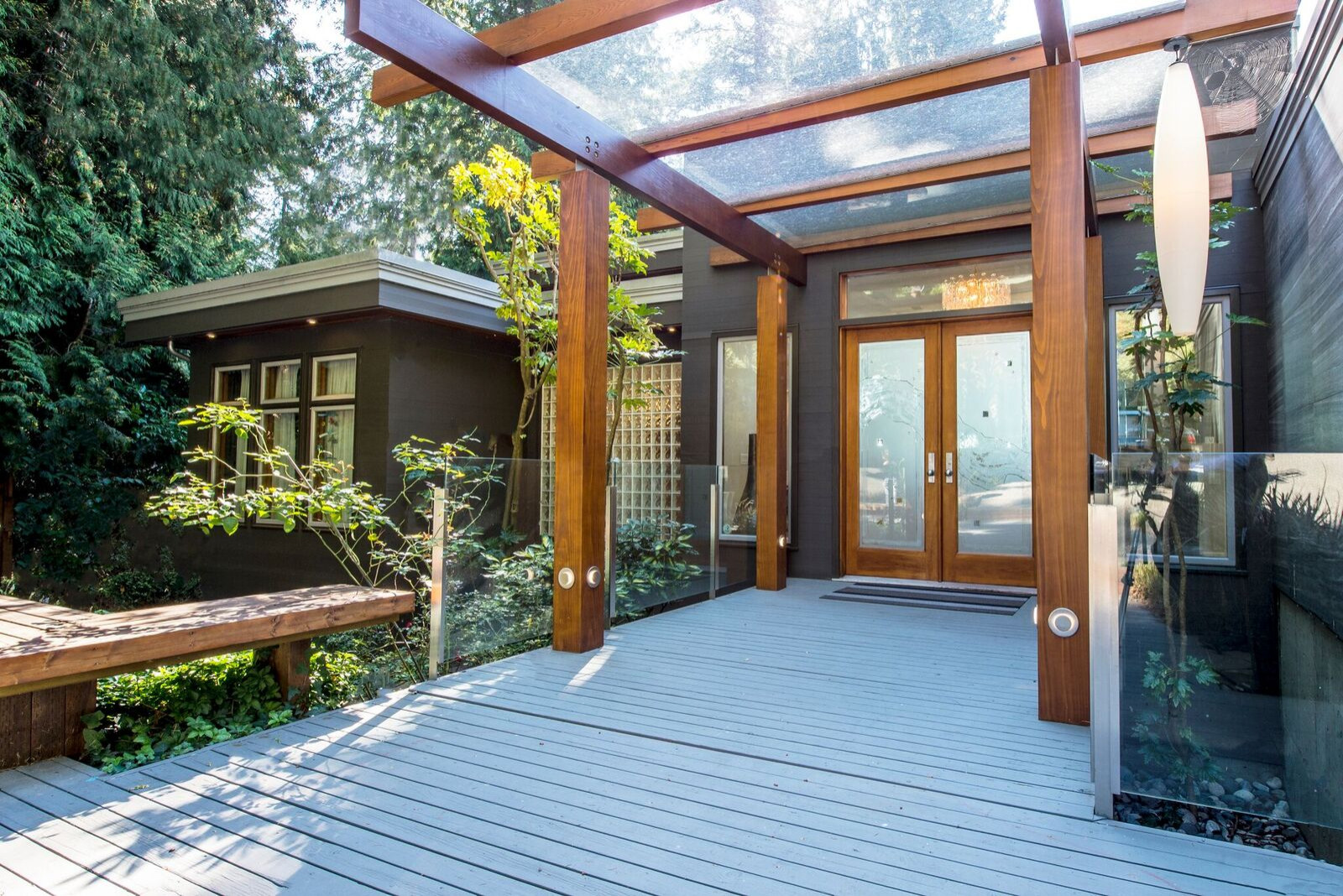 Contemporary West Vancouver Residential, Entry and Deck Renovation