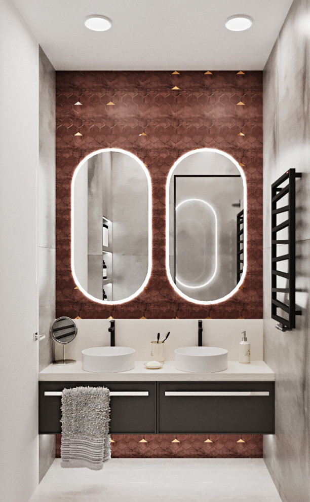 Яркий современный интерьер- Жк Сильвер