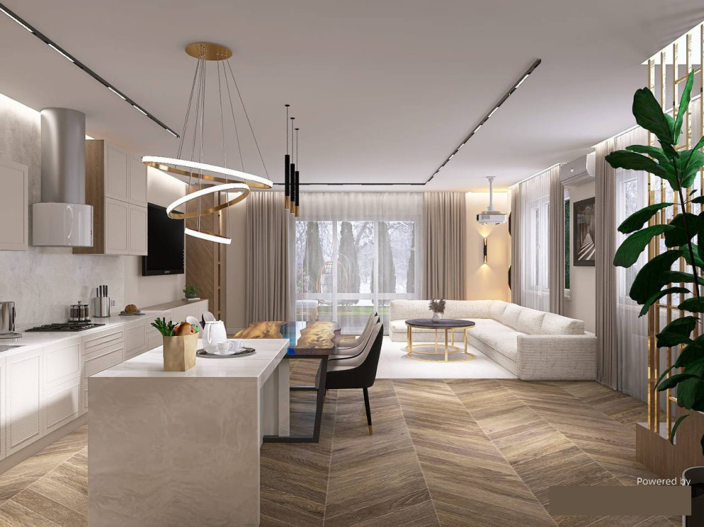 Интерьер контемпораре.