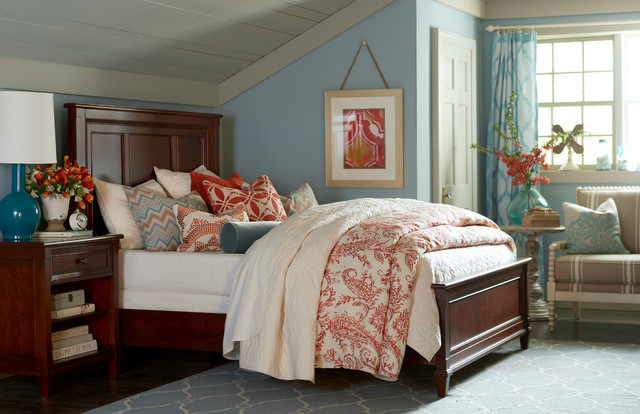 chatham panel bedbassett furniture - traditional - bedroom