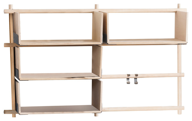 Foldin Horizontal Wall Mounted Shelving Unit 4 Shelves Foldin Horizontal Wall Mounted Shelving Unit 4 Shelves