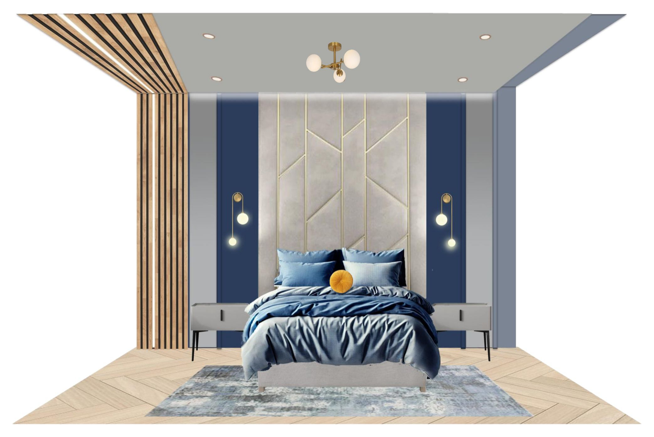 The Quiet Luxe Bedroom in Highbury