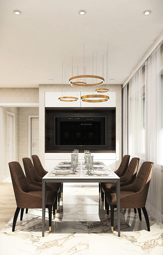 Дизайн проект загородного дома 2021 Дизайн обеденной зоны