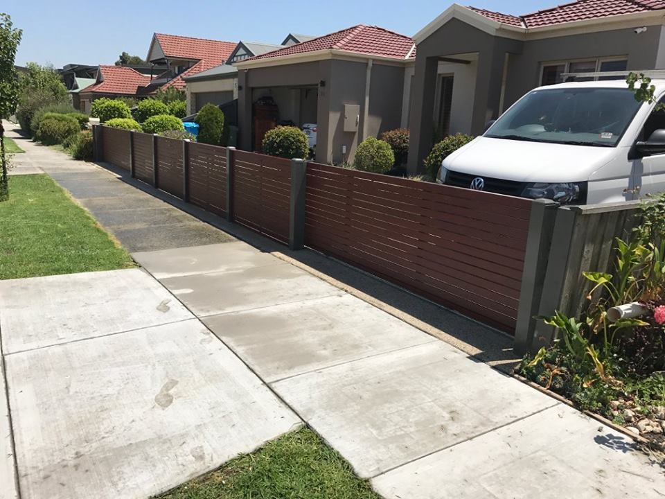 aluminium slat fencing