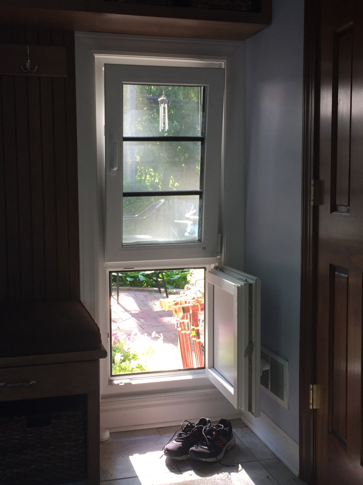 Inspiration for a transitional home design remodel in Chicago