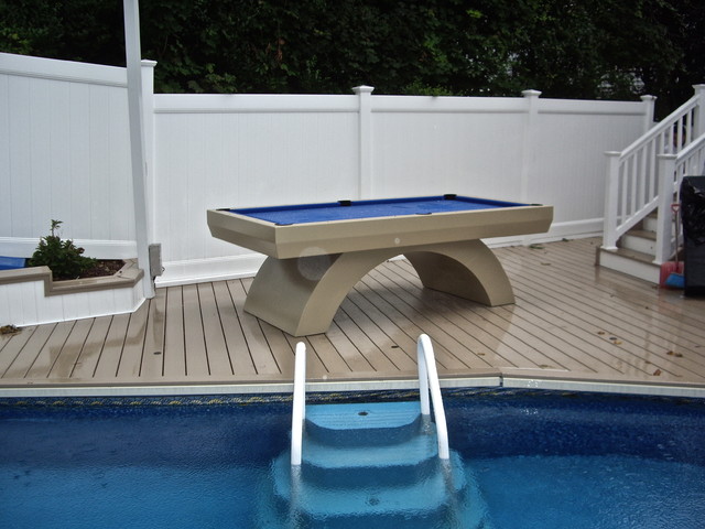 Custom Rainbow Outdoor Pool Table