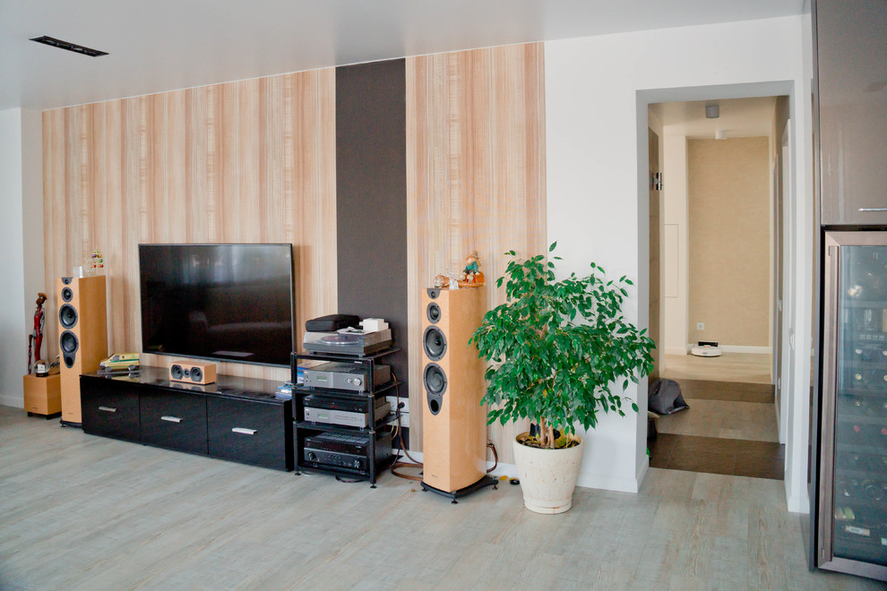 Квартира в современном стиле с элементами этно для молодой семьи