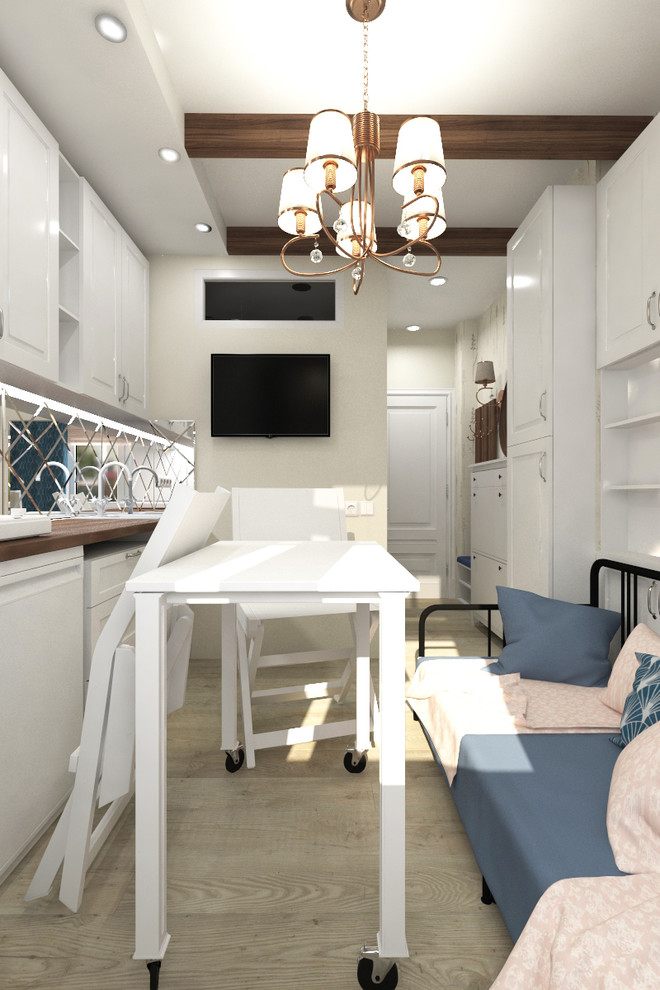 Дизайн квартиры студии 14 м2