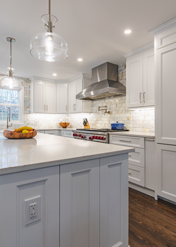 Example of a transitional kitchen design in DC Metro
