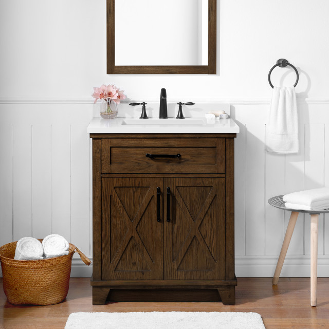 OVE Decors Ollie 30" Single Sink Bathroom Vanity Transitional