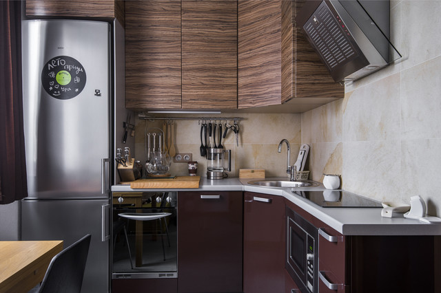 Однокомнатная квартира contemporary-kitchen