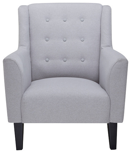 gray armchair