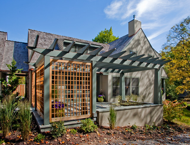 Bucks County Cottage klassisk-uteplats