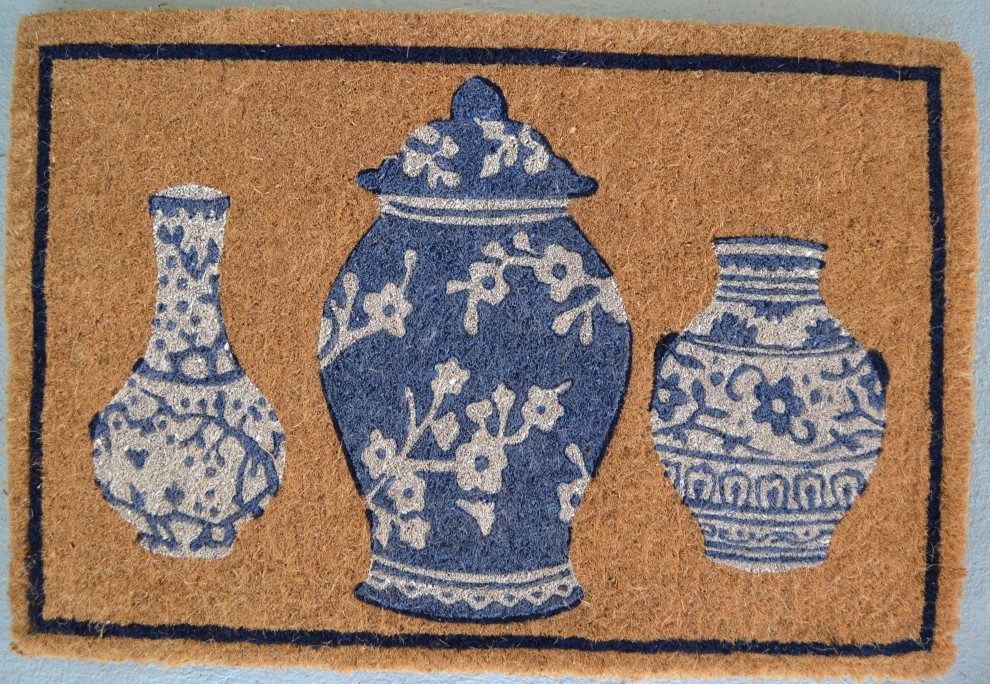 Ginger Jar Mat Asian Doormats by Imports Decor Inc. Houzz