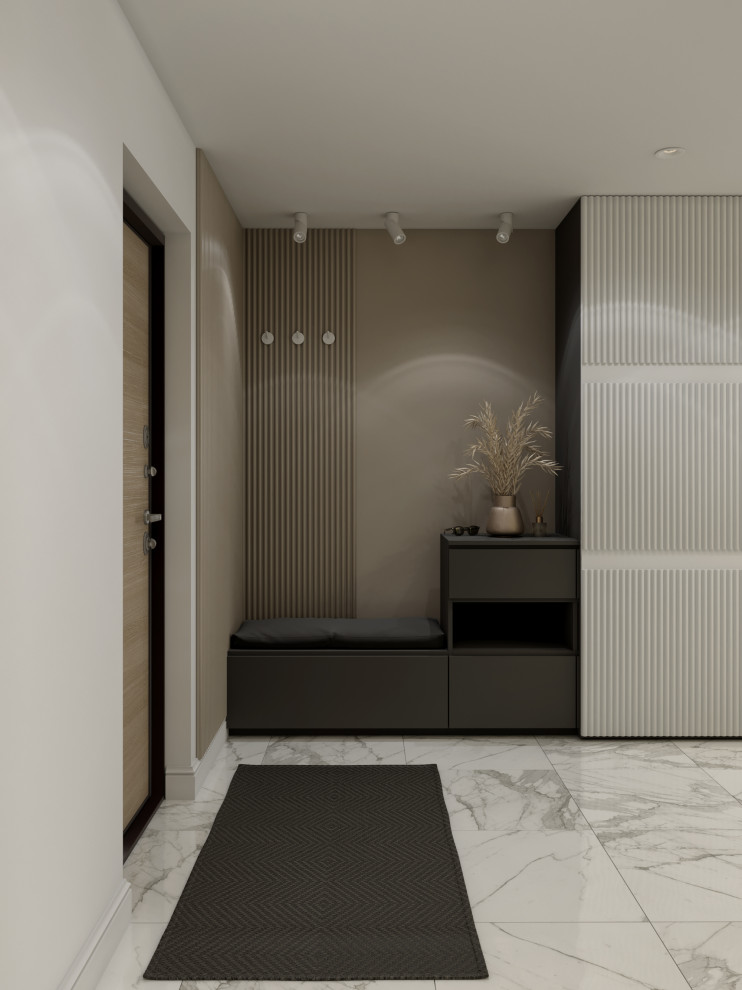 Проект квартиры 180 кв м «Монохром»