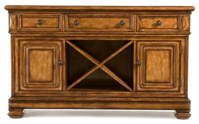 Legacy Classic Larkspur Credenza With Granite Top Traditional