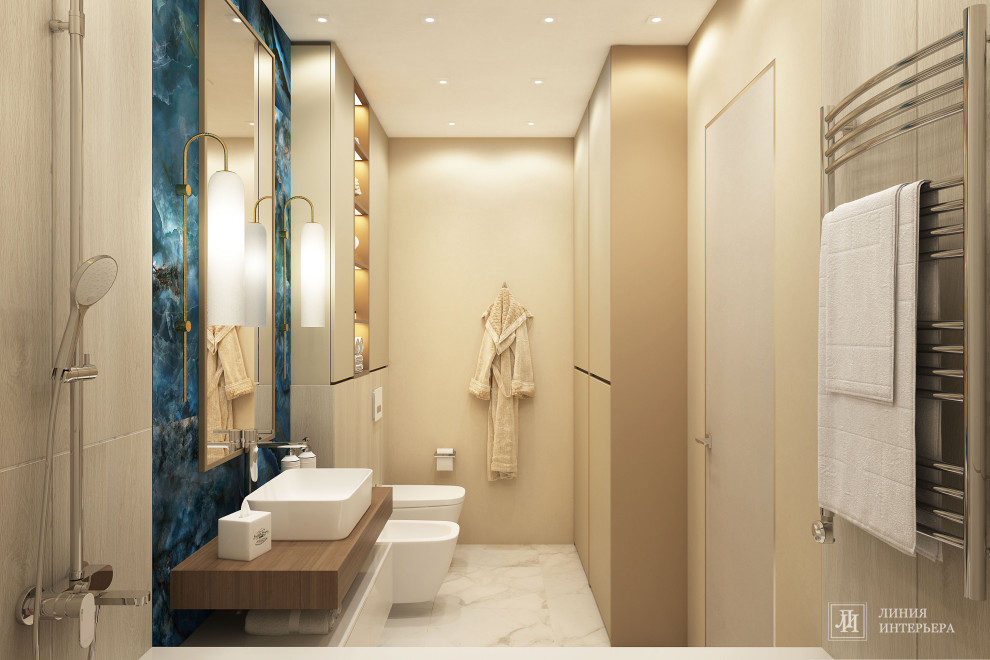 Дизайн интерьера 3-х комнатной квартиры в ЖК Триколор