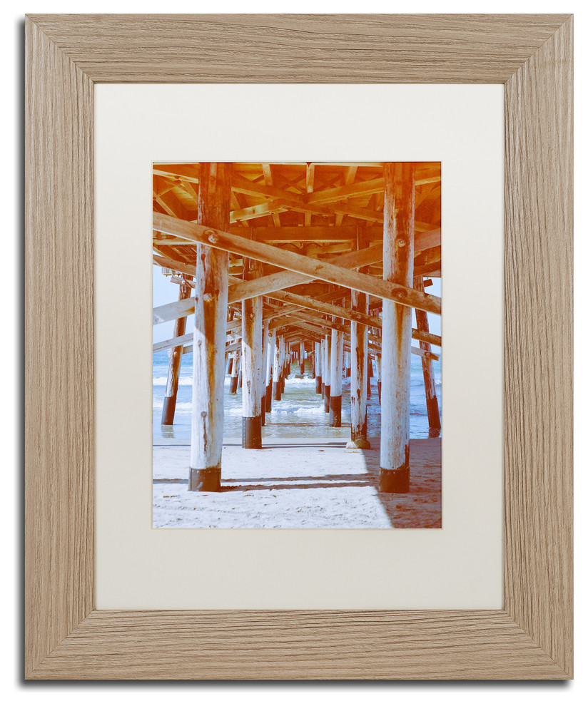 Ariane Moshayedi Under Pier 2 Matted Framed Art Beach Style Prints And Posters By Trademark Global