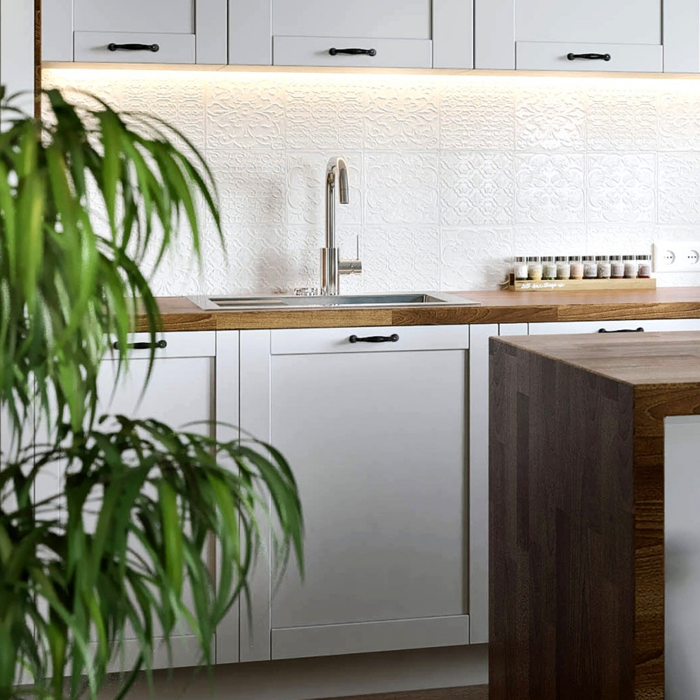 Кухня-гостиная в Скандинавском стиле.