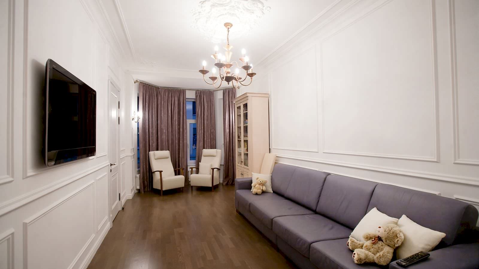 Дизайнерский ремонт четырехкомнатной квартиры