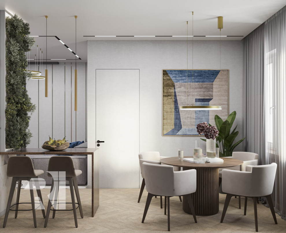 Двухкомнатная квартира в современном стиле