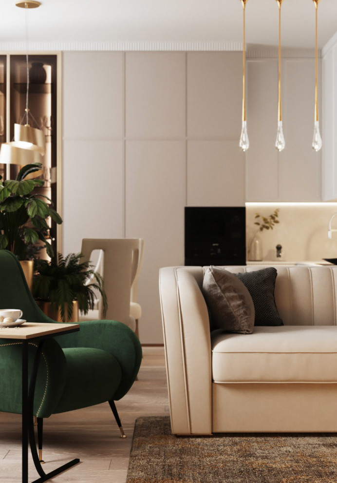 Квартира в стиле неоклассики в ЖК Небо