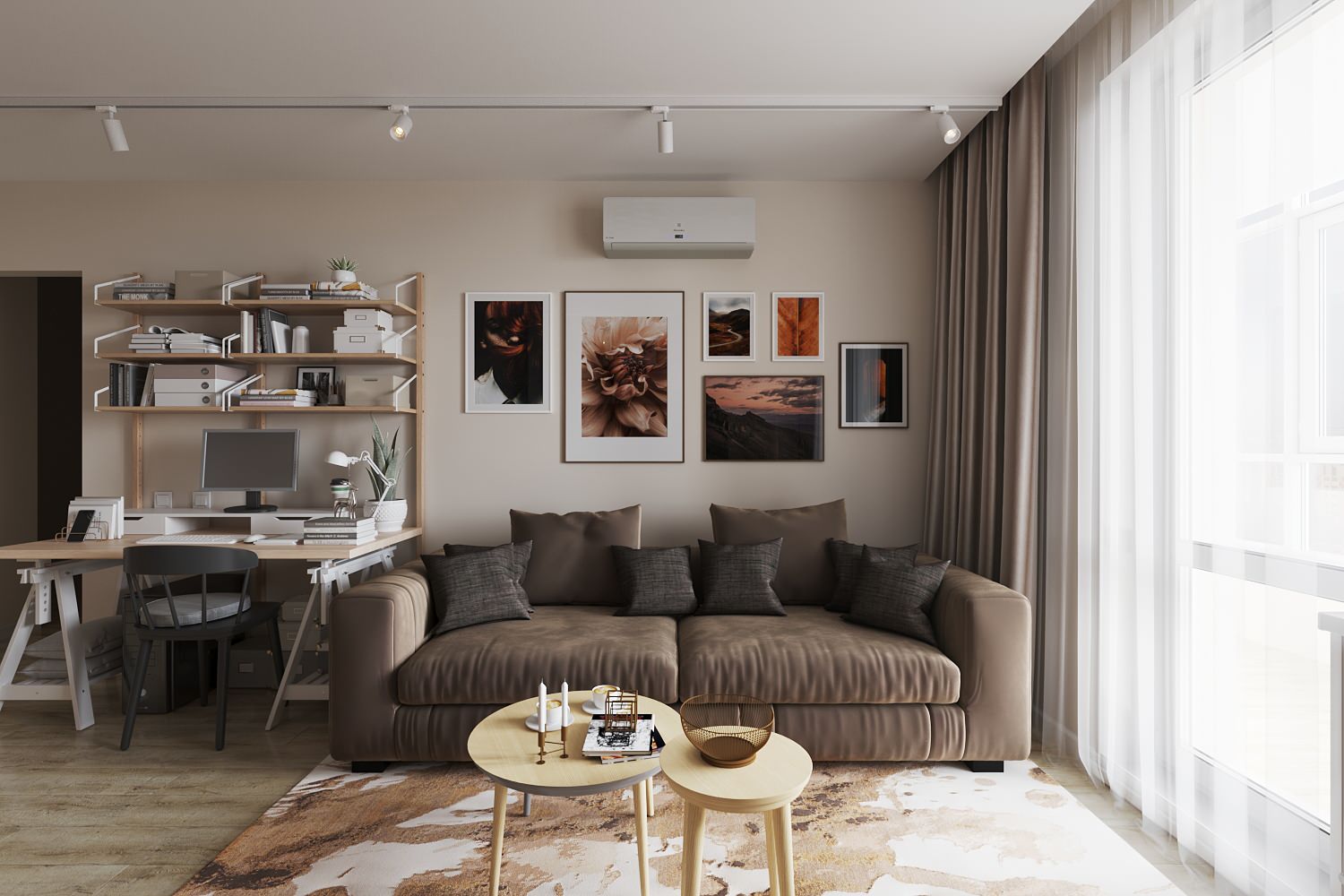 Яркая квартира в ЖК Рубин