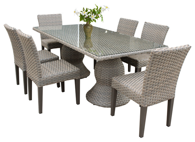 Harmony Rectangular Outdoor Patio Dining Table With 6 Chairs Harmony Rectangular Outdoor Patio Dining Table With 6 Chairs