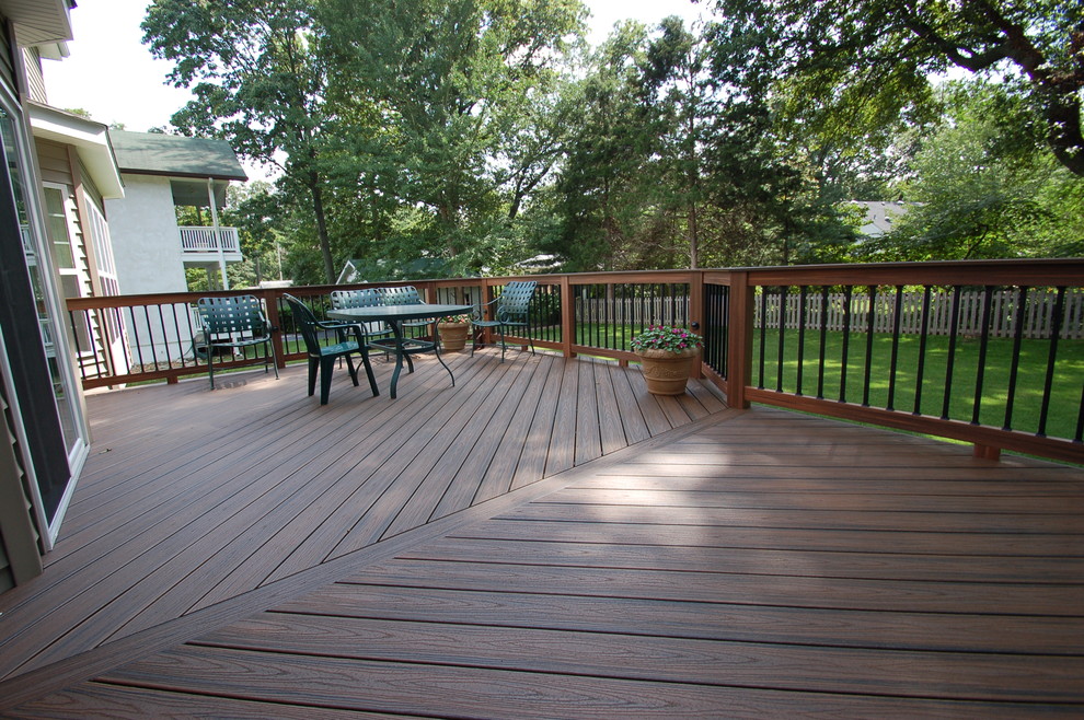 Traditional deck in St Louis.